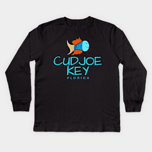 Cudjoe key florida fun florida fish Kids Long Sleeve T-Shirt